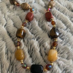 Vintage stone chocker necklace